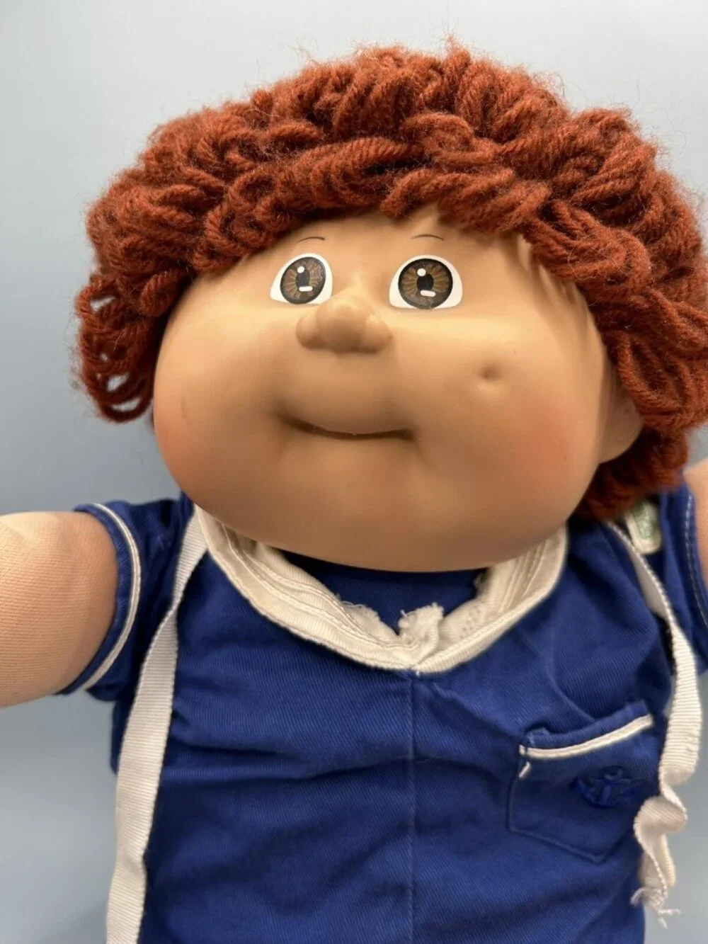 1986 Vintage Cabbage Patch Kids Sailor Boy HM#8 Coleco Auburn Hair Loop READ!